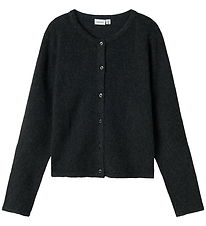 Name It Cardigan - Strik - NkfSaluna - Dark Grey Melange