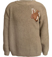 Hanevild Bluse - Strik - Lauge - Coriander