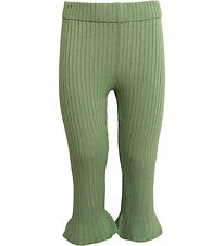 Hanevild Bukser - Strik - Rib - Tilde - Shale Green