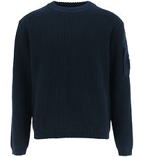 C.P. Company Bluse - Strik - Total Eclipse Blue