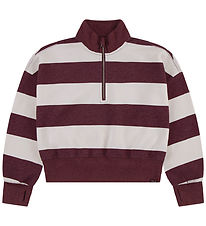 Abercrombie & Fitch Sweatshirt - Fig/Off White