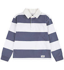 Abercrombie & Fitch Bluse - Vintage Indigo/White