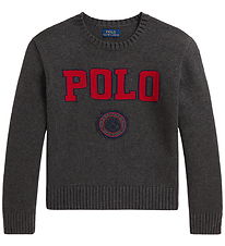 Polo Ralph Lauren Bluse - Strik - Grey Heather
