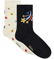 Molo Strømper - 2-pak - Nomi - Black