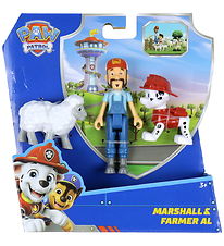 Paw Patrol Figursæt - Marshall & Farmer Al