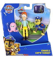 Paw Patrol Figursæt - Chase & Cap'N Turbot