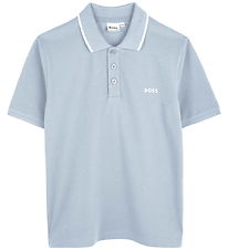 BOSS Polo - Pale Blue