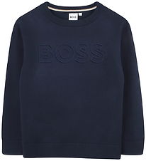 BOSS Bluse - Strik - Navy