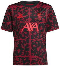 adidas Performance Fodboldtrøje - Liverpool 25/26 - Sort/Pure Ru