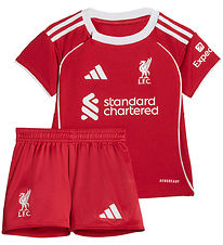adidas Performance Fodboldsæt - Liverpool 25/26 Hjemmebane - Str
