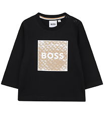 BOSS Bluse - Sort m. Print
