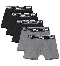 BOSS Boxershorts - 5-pak - Sort/Grå