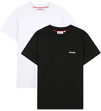 HUGO T-shirts - 2-pak - Sort/Hvid