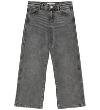 Creamie Jeans - Wide - Light Grey Denim