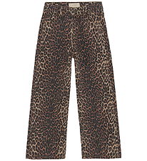 Creamie Jeans - Wide - Brown Leo