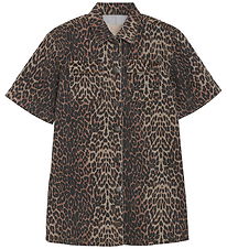 Creamie Kjole - Denim - Dress Leo - Brown Leo
