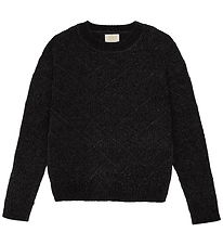 Creamie Bluse - Strik - Pullover Knit - Black