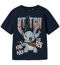 Name It T-shirt - Stitch - NkmAntony - Navy Blazer