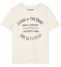 Zadig & Voltaire T-shirt - Off White m. Print
