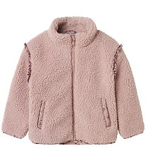 Name It Fleecejakke - Teddy - NmfMinna - Violet Ice