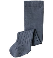 Name It Strømpebukser - Uld/Bambus - NbmWakma - Folkstone Gray