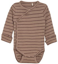 Fixoni Slå-om Body l/æ - Rib -  Mocha Meringue