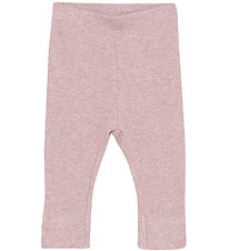 Fixoni Leggings - Rib -  Pale Mauve Melange