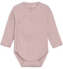 Fixoni Slå-om Body l/æ - Pale Mauve Melange