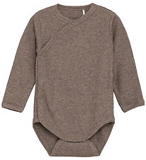 Fixoni Slå-om Body l/æ - Rib - Coffee Quartz Melange