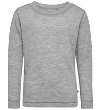 Hummel Bluse - HmlJr - Uld - Rib - Grey Melange