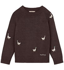 Fliink Bluse - Strik - Mahdi - Coffee Bean