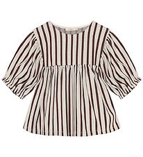 Fliink Bluse - Elly - 3/4 - Sandshell Stripe
