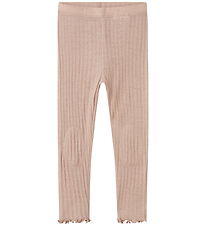 Name It Leggings - Uld - Rib - NmfWossa - Shadow Gray