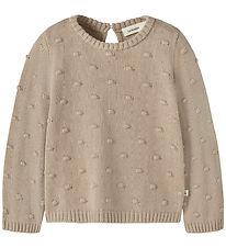 Lil' Atelier Bluse - Strik - NmnGable - Oxford Tan