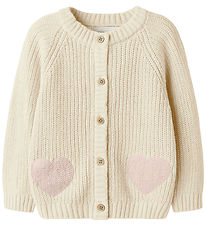 Lil' Atelier Cardigan - Strik - NmfEmlen - Turtledove