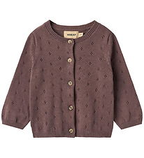 Wheat Cardigan - Strik - Maia - Plum