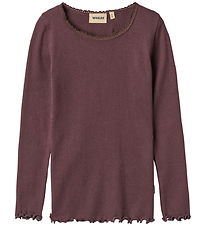 Wheat Bluse - Rib - Reese - Fudge