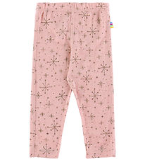 Joha Leggings - Uld - Rosa m. Stjerner