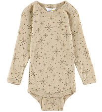 Joha Body l/æ - Uld - Beige m. Stjerner