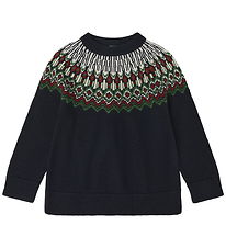 FUB Bluse - Strik - Uld - Dark Navy