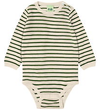 FUB Body l/æ - Strik - Uld - Ecru/Forest