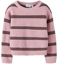 Name It Bluse - Strik - NmfVanilla - Burnished Lilac/W. Pepperc