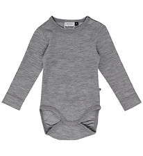 Hummel Body l/æ - HmlMini - Uld - Rib - Grey Melange