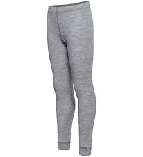 Hummel Leggings - HmlJr - Uld - Rib - Grey Melange