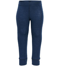 Hummel Leggings - HmlMini - Uld - Rib - Dress Blues