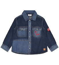 Hust and Claire Skjorte - Ravn - Dark blue denim