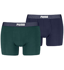 Puma Boxershorts - 2-pak - Grøn/Navy