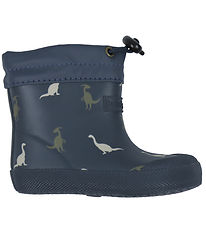 Bundgaard Gummistøvler m. For - Malik Navy Dino - Multi Colored