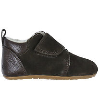 Bundgaard Hjemmesko - Wide - Teddy - Dark Brown