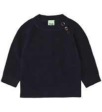 FUB Bluse - Strik - Uld - Dark Navy